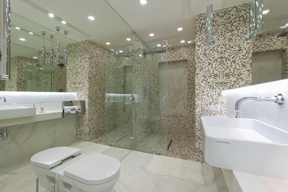 Luxury bathroom renovation design